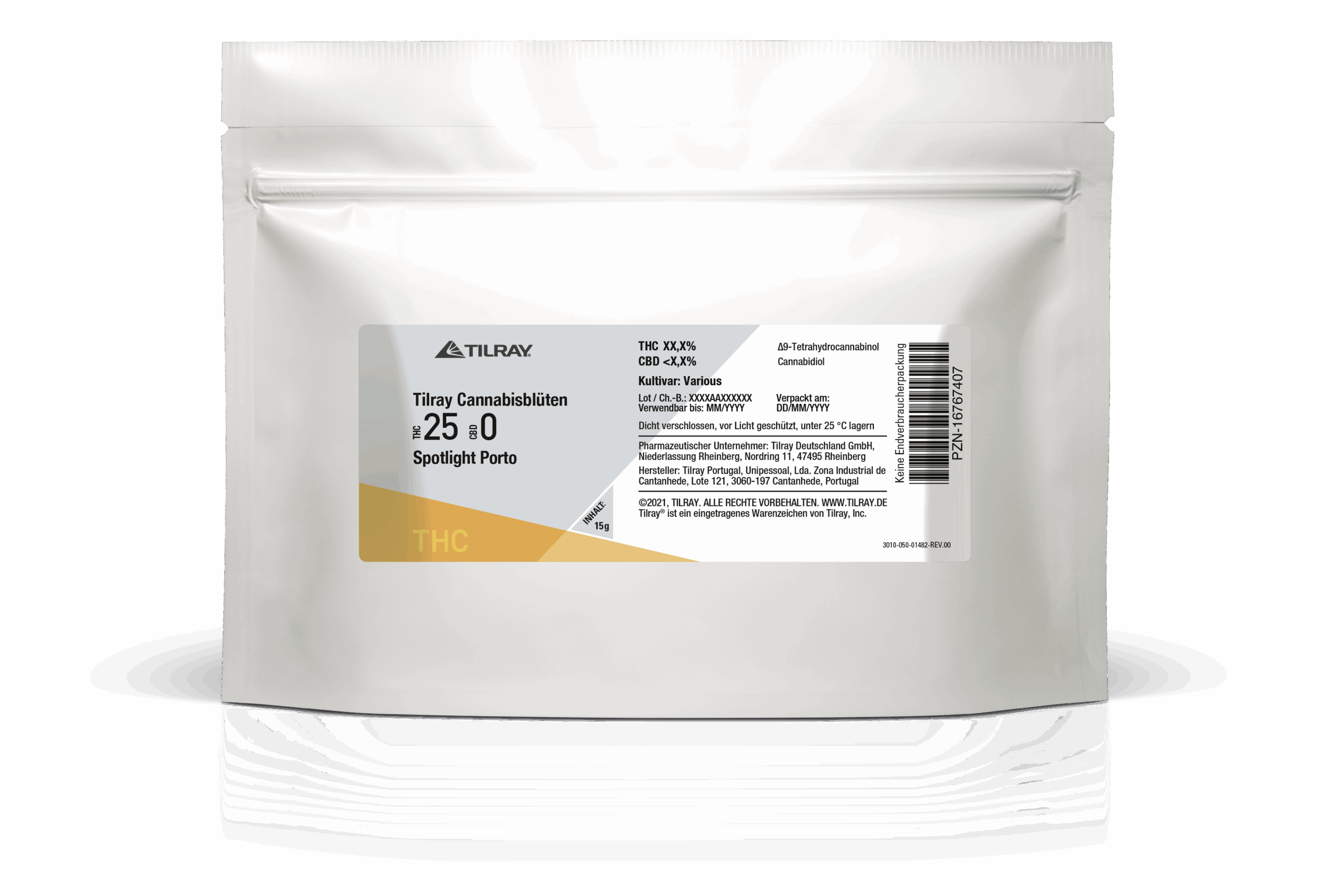 Produktbild von Tilray THC25 Spotlight Porto (Purps) 15g