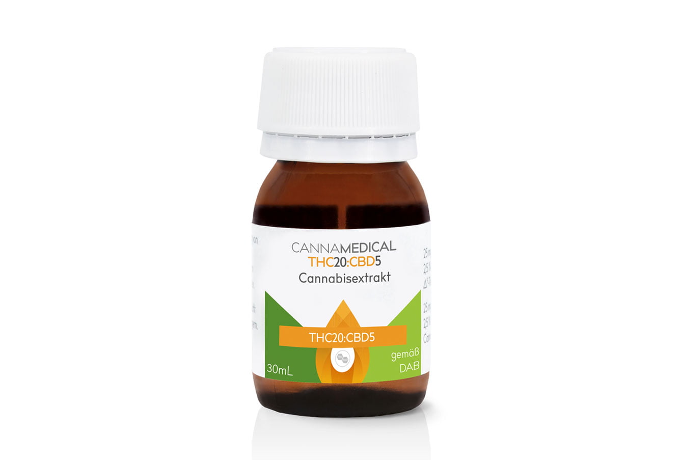 Produktbild von Cannamedical Cannabisextrakt THC20:CBD5 (30ml)