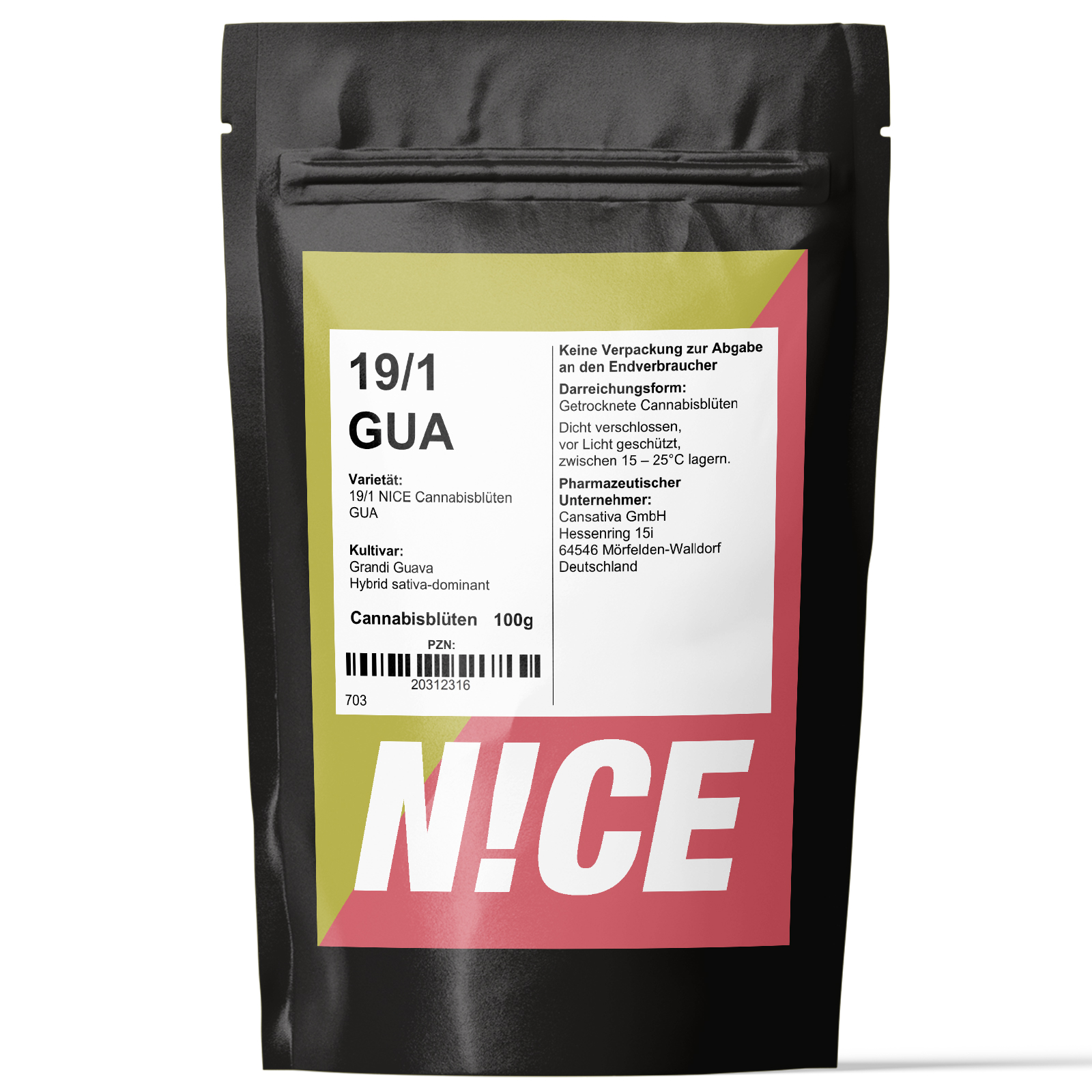 Produktbild von NICE 19/1 GUA (Grandi Guava) 100g