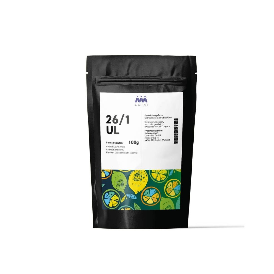 Produktbild von 26/1 Amici UL (Ultra Limelight) 100g