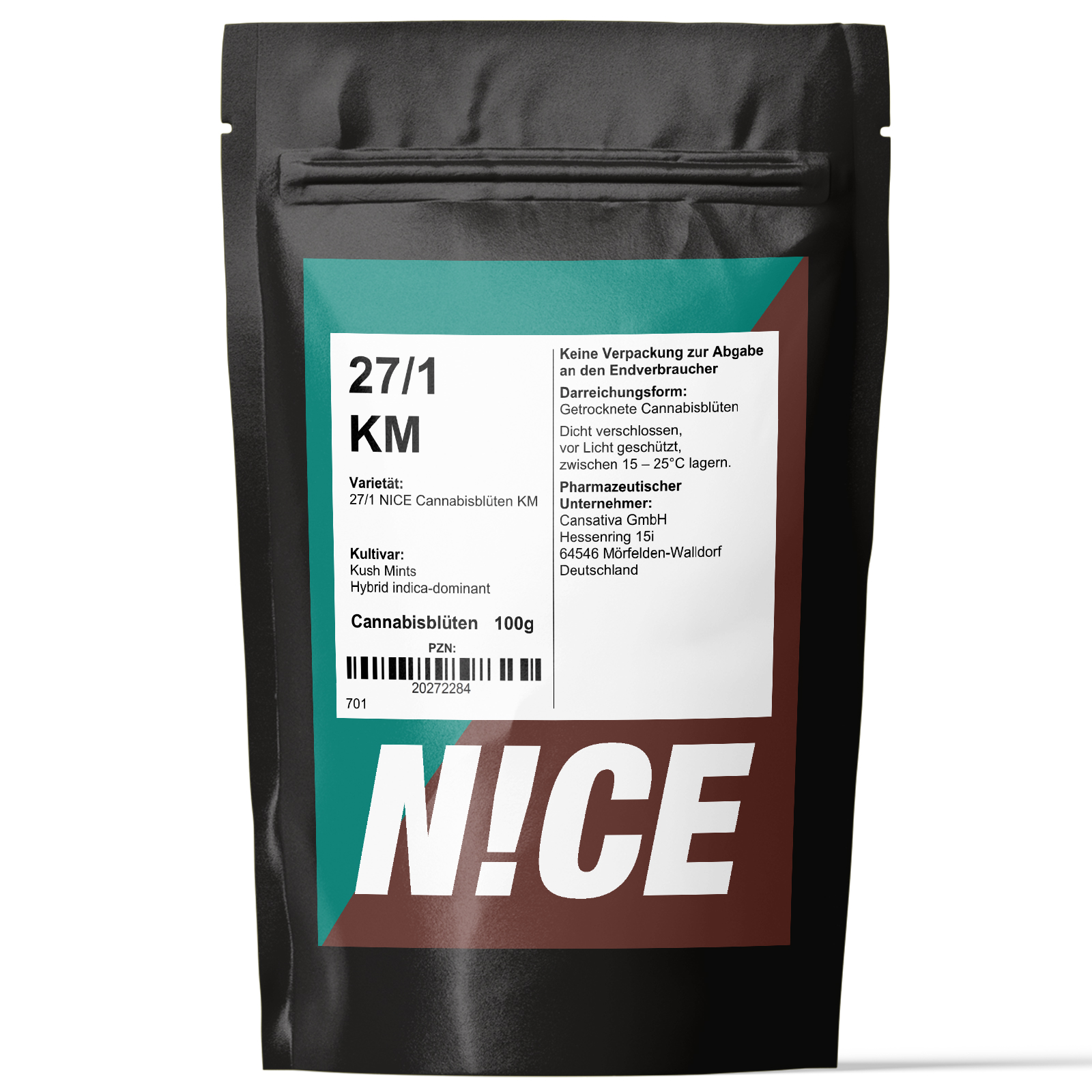 Produktbild von NICE 27/1 KM (Kush Mints) 100g