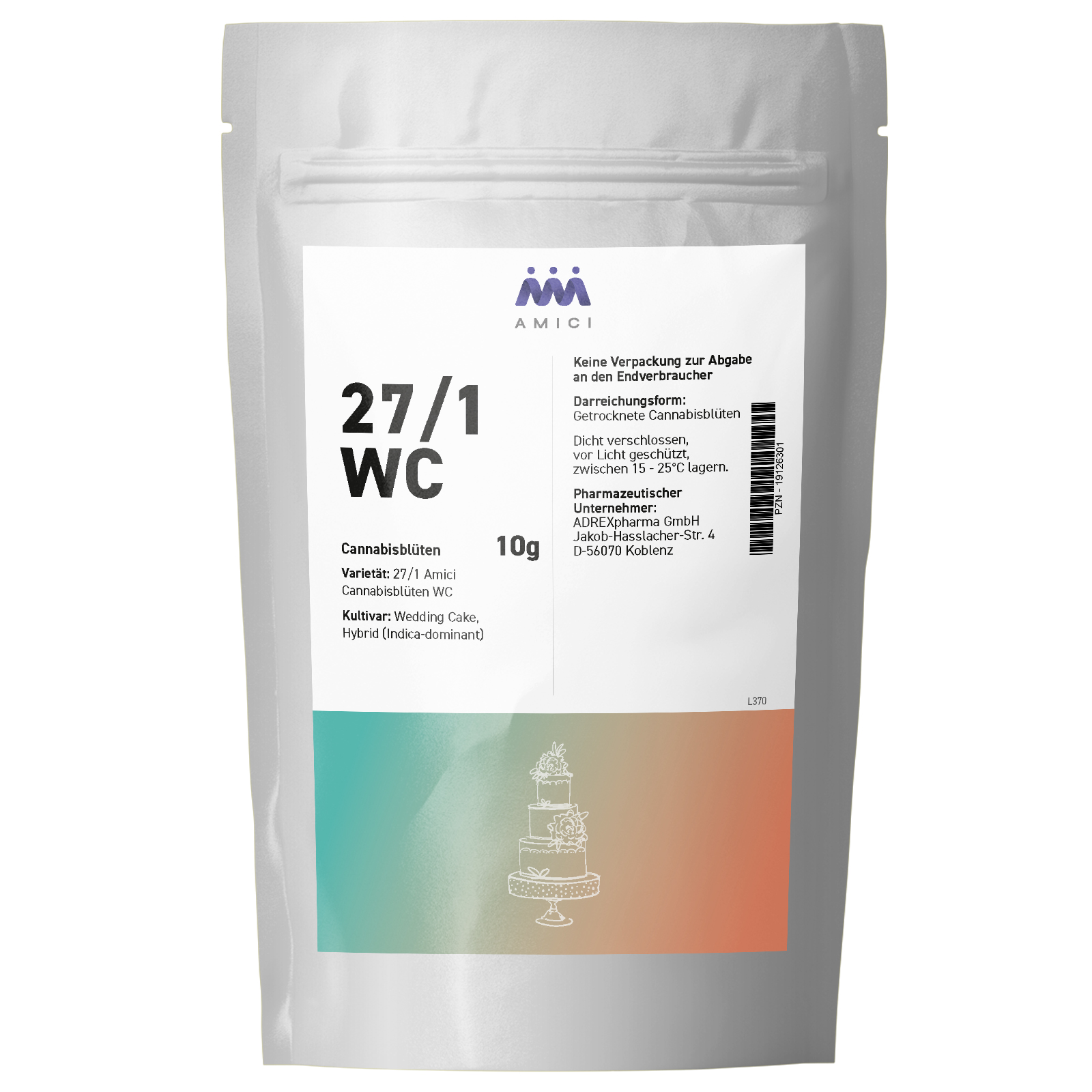 Produktbild von 27/1 AMICI WC (Wedding Cake) 10g