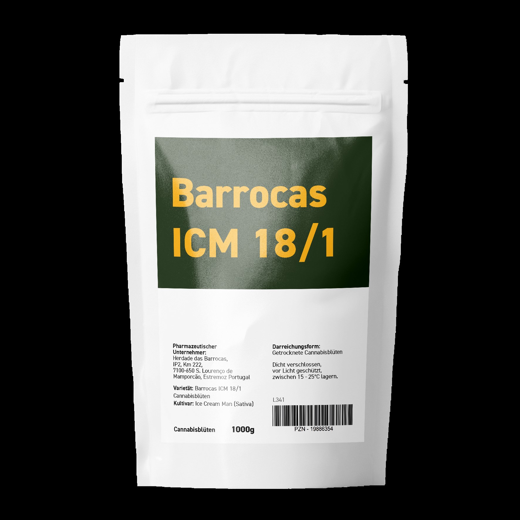 Produktbild von Barrocas ICM 18/1 (Ice Cream Man) 1000g