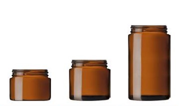 Produktbild von Weithalsglas Amber Ointment Jar R3/70 500ml, 70 Stk.