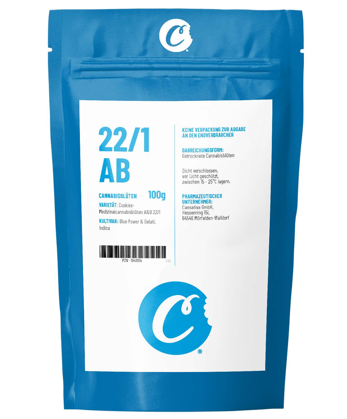 Produktbild von Cookies 22/1 Apples & Bananas 100g