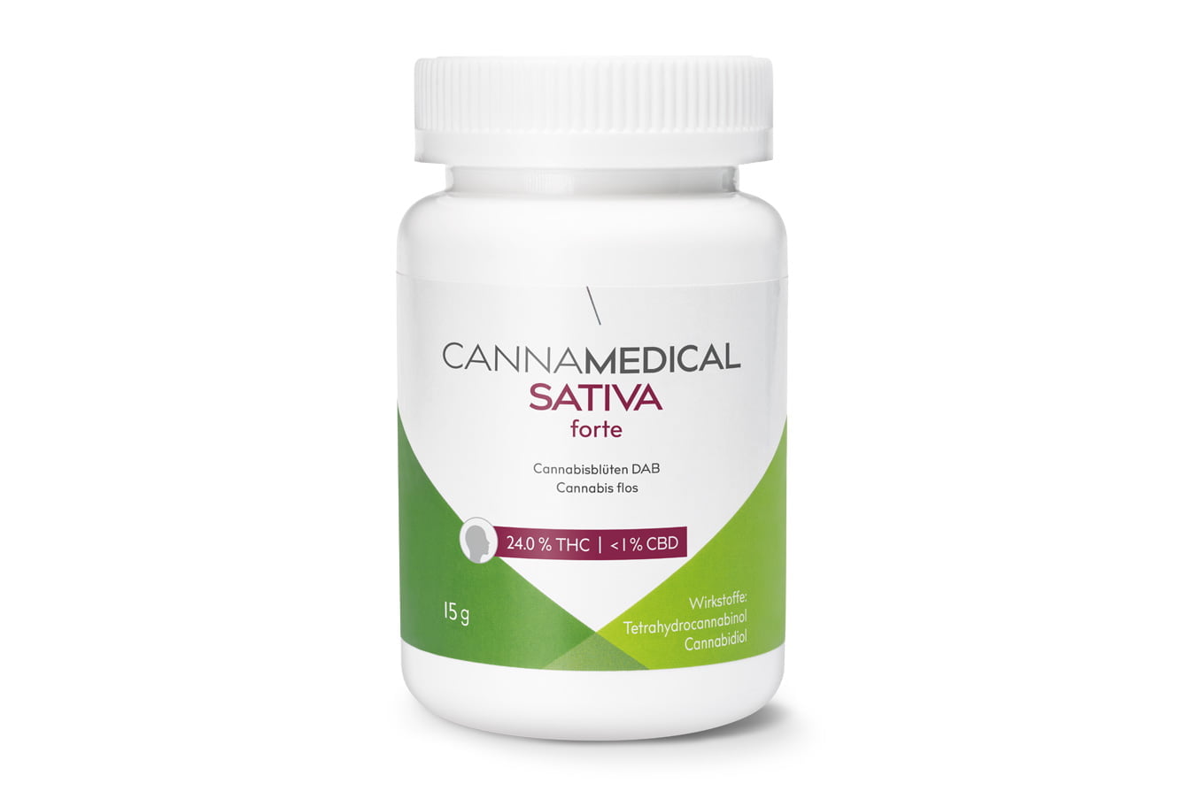 Produktbild von Cannamedical Sativa Forte (Tangie Chem) 15g