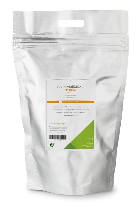 Produktbild von Cannamedical Hybrid Classic KA (Ring of Sour) 400g