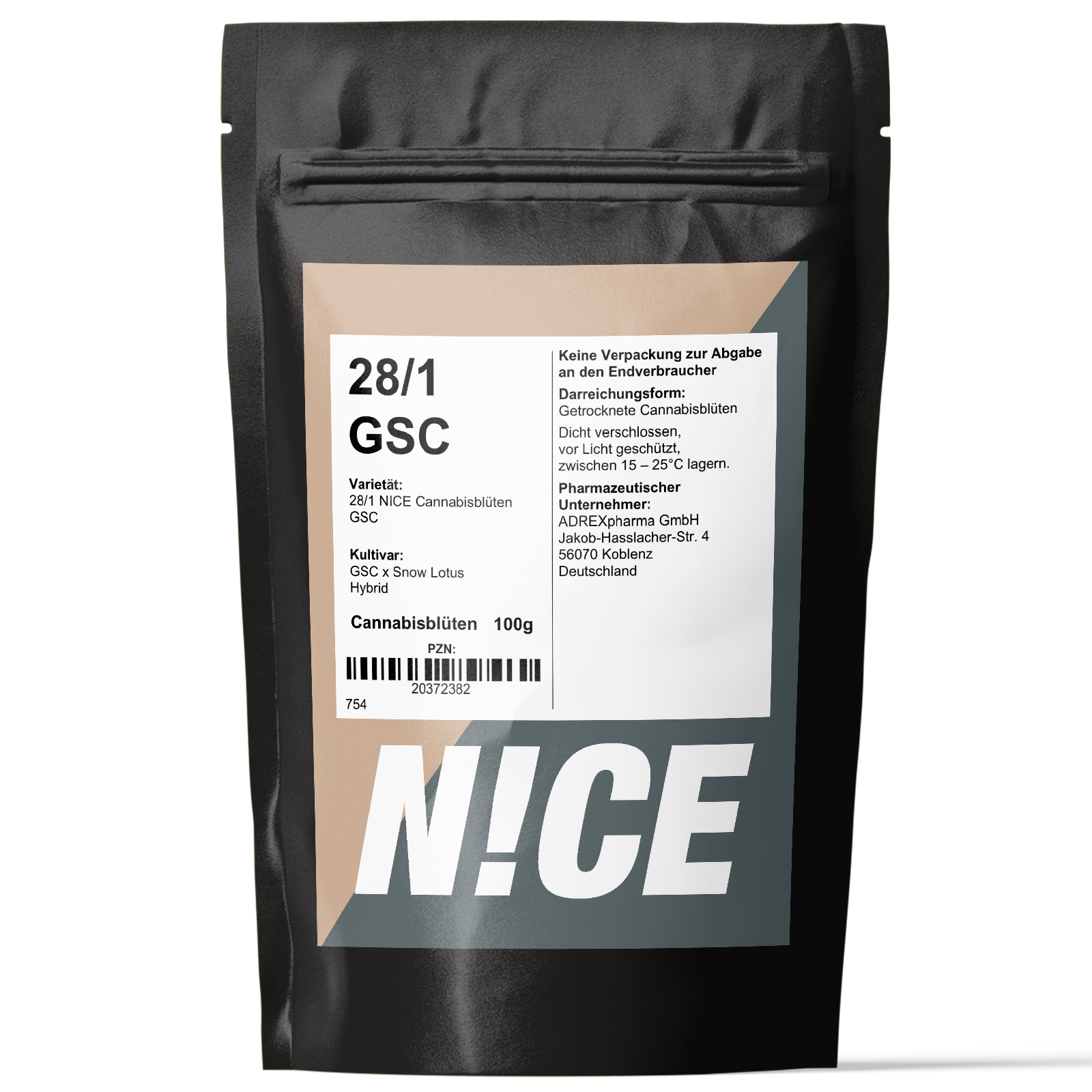 Produktbild von NICE 28/1 GSC (Girl Scout Cookies) 100g