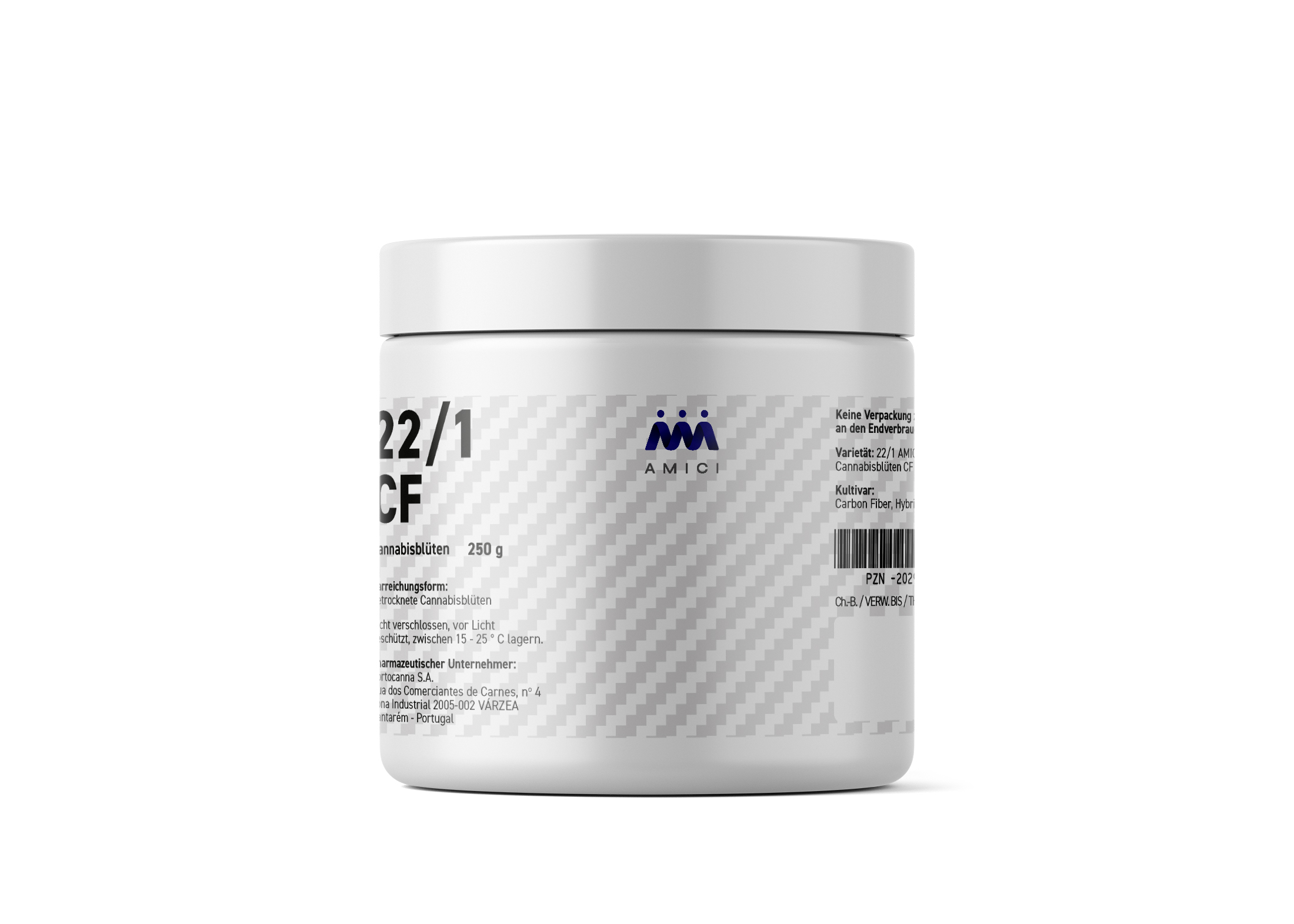 Produktbild von 22/1 Amici CF​ (Carbon Fiber) 250g