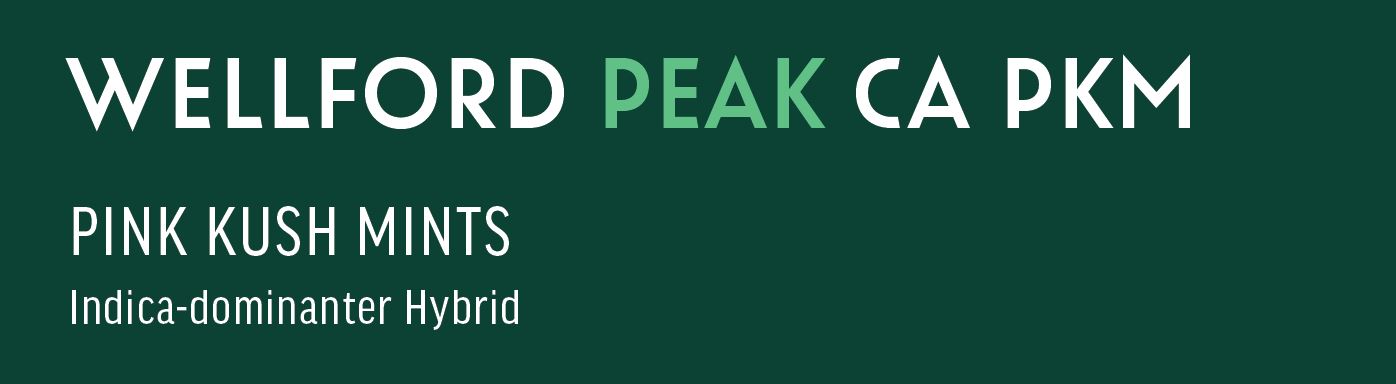 Produktbild von Wellford Peak 28/1 PKM (Pink Kush Mints) 15g