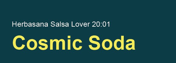 Produktbild von Herbasana Salsa Lover 20:01 (Cosmic Soda) 50g