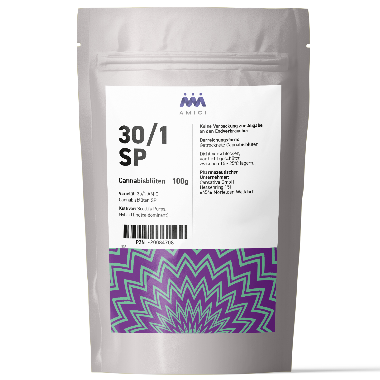 Produktbild von 30/1 Amici SP (Scotti's Purps) 100g