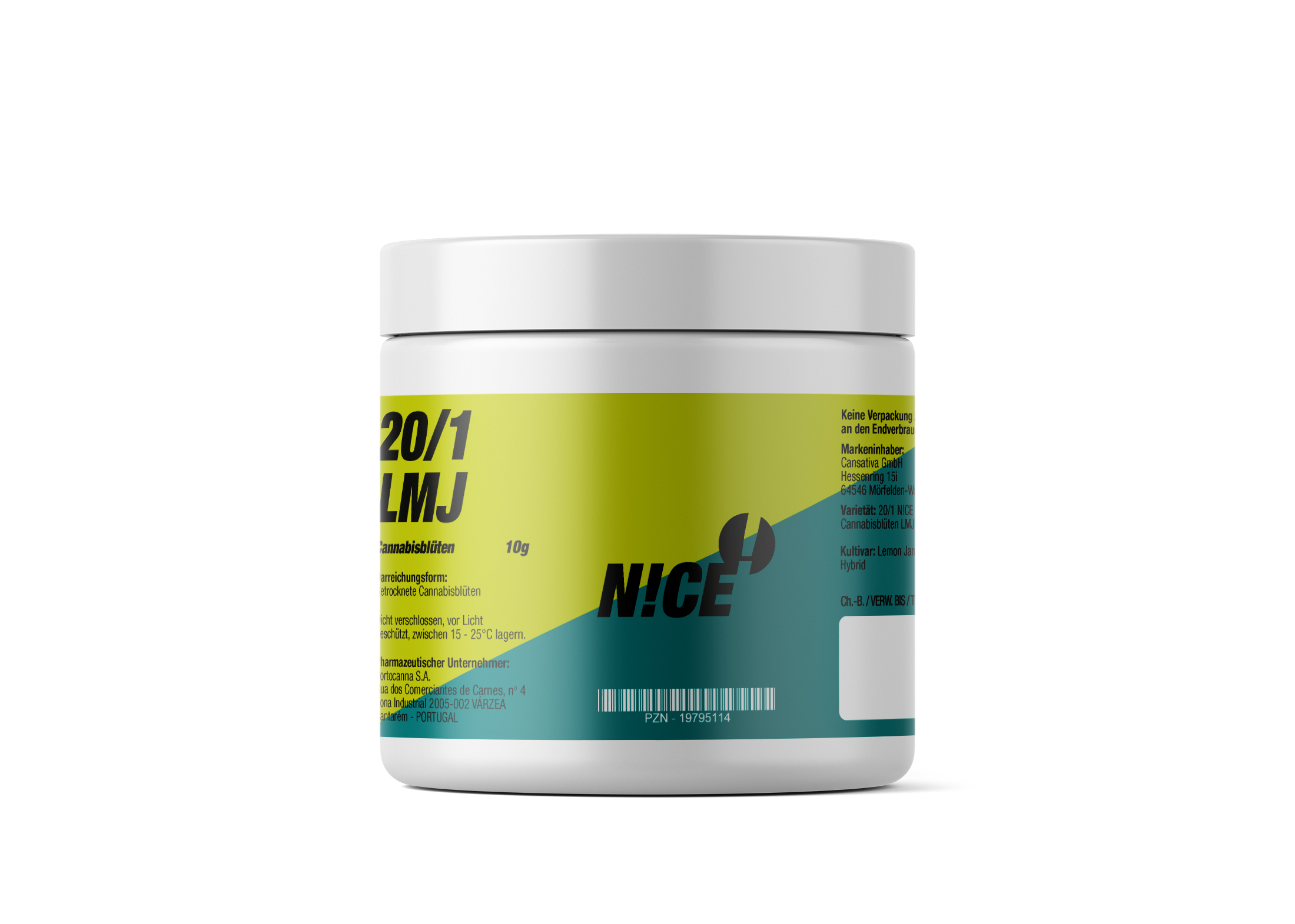 Produktbild von NICE 20/1 LMJ (Lemon Jane) 250g