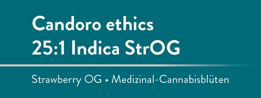 Produktbild von Candoro ethics 25:1 Indica StrBa (Strawberry OG) 5g