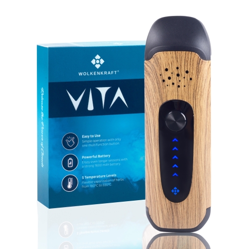 Produktbild von WOLKENKRAFT® ViTA Vaporizer (Holzoptik), 1 Stk.