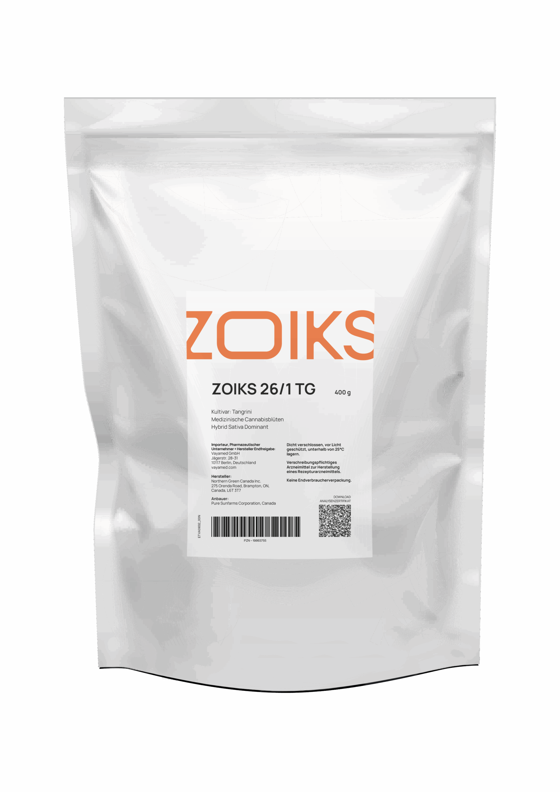 Produktbild von Avaay ZOIKS 26/1 TG (Tangrini) 400g